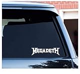 Megadeth Decal, Vinyl Sticker, Home Decoration, Truck, Window, Laptop, Phone, Funny Designs, Made in The USA