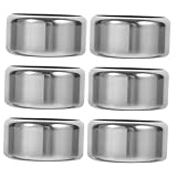 Cabilock 6stücke Tropfsicherer Flaschenring Aus Edelstahl Tropfkragen Für Weinflaschen Tropfring Auslaufsicherer Kragen Weinflaschenkragen Für Küche Und Zuhause