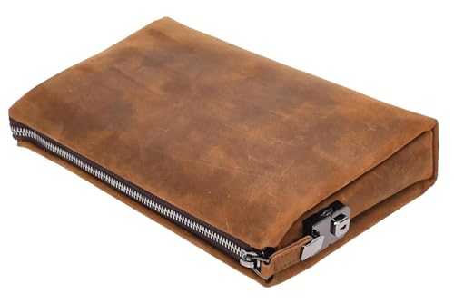 Pochette homme cuir fermeture chiffres pour protéger vos documents précieux