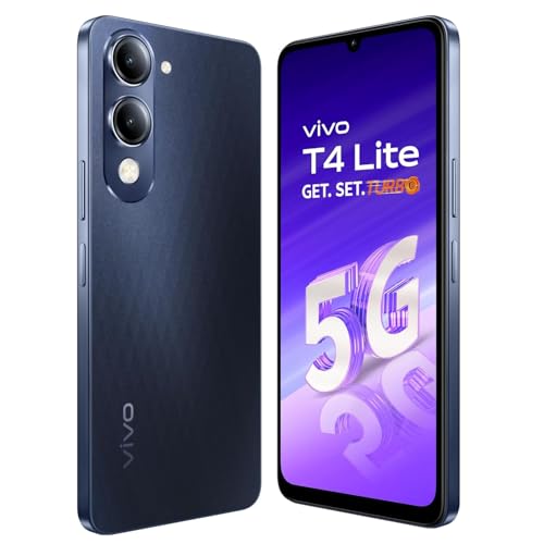 Image of vivo T4 Lite 5G Charger in The Box Prism Blue 64 GB 4 GB RAM