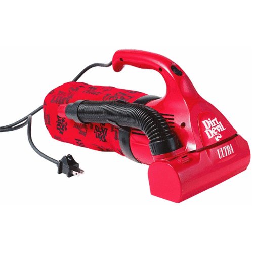 Dirt Devil M08230RED Hand Vacuum Cleaner Ultra Corded Bagged Handheld Vacuum, 1 VAC, Red