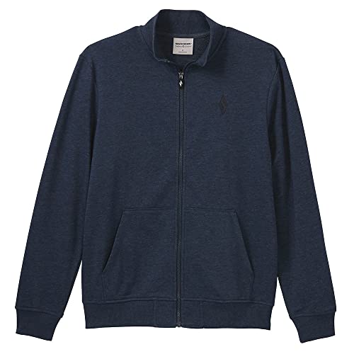 Skechers Men's Hoodless Hoodie, Navy, Large #TOP4