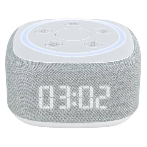 TERRAILLON - ZEN RISE - Aide à l'endormissement et relaxation, Réveil et simulateur d'aube, 10 ambiance sonores et 4 modes lumineux, Prog 10/30/60 min, Bluetooth, USB-C