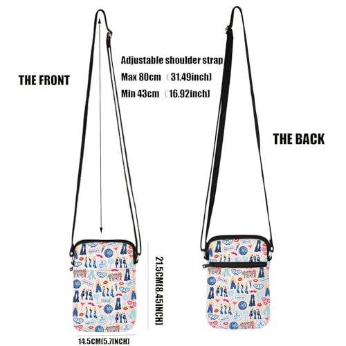 PXTIDY Mamma Music Crossbody Bag You Can Dance Mamma Musical Bag Dance Queen Gifts Mamma Stuff Musical Comedy Gift2