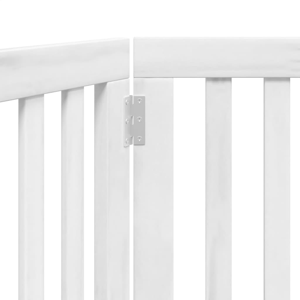 vidaXL Barrière pour Chien Pliable 2 Panneaux 160 cm Bois de peuplier