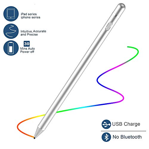 Stylus Pen for Touch Screens Rechargeable 1.5mm Fine Point Active Capacitive Stylus Smart