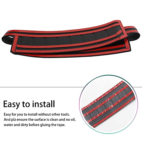 Yiuiy Rear Bumper Guards Cover Trim Compatible With Ford Bronco Sport Trunk 2021 2022 2023（Cx430 4 Door） Bumper Guards, Trunk Door Entry Guards Accessory Trim Cover, Exterior Accessories #TOP2