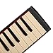 37 Key Melodica Air Piano Keyboard Instrument with Double Soft Tubes and 2pcs Mouthpiece, Comes with Carrying Bag