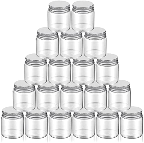 1.7 oz Mini Mason Jars Small Glass Jars with Airtight Lids Clear Small Jars Mini Spice Jars for Honey Kitchen DIY Projects Tea Preserving Wedding Favor Baby Food (40 Pcs)