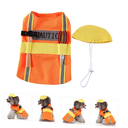 Disfraz para perro talla XL con apariencia de ingeniero miniatura 2
