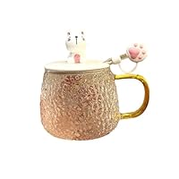   手描き蓋付きカップ2個セット 2柄セット 美濃焼 蓋付 マグカップ 蓋付き 2個セット 口径7.8cm