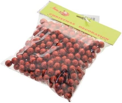 Nataluna DECORAZ Small RED DECOUPAGE Balls, As Per Picture, One Size