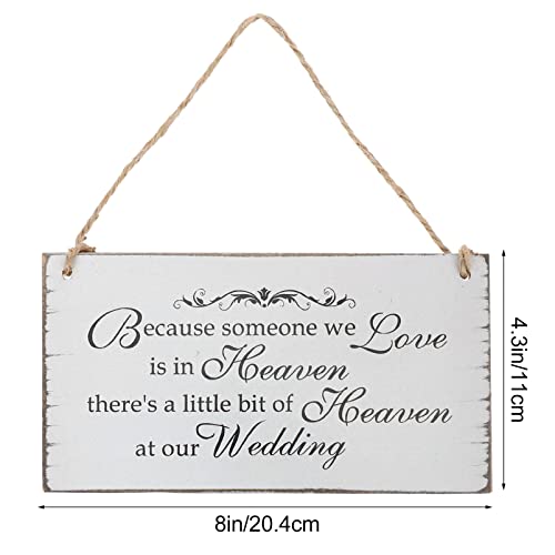 Bestoyard Wedding Hanging Sign Wooden Wedding Plaques Hanging Ornmanet Decorations #TOP1