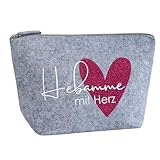 🌟 Filztasche in Hellgrau meliert - zeitlos und einfach super praktisch.