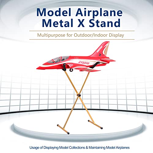 Fms Model Airplane X Display Stand/Holder V2 - Silver #TOP3