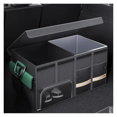 Sac de rangement de coffre de voiture antidérapant et pliable à compartiments - 6