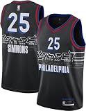 Outerstuff Ben Simmons Philadelphia 76ers #25 Black Infants Toddler City Edition Jersey (US, Age, 2 Years)