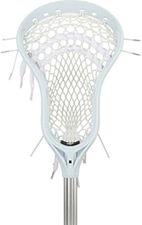 StringKing Complete 2 Intermediate Defense Lacrosse Stick (White/Silver)