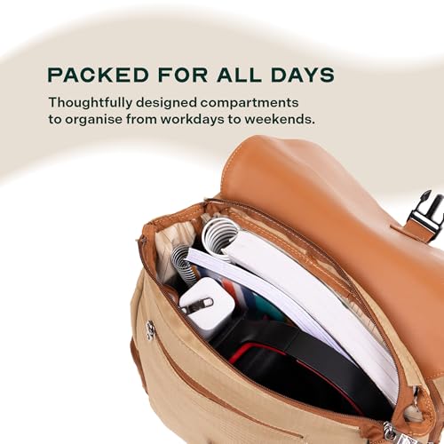 Image of Assembly Arto Laptop Backpack for Men Women 15.6 Inch Quilted Office Travel Bag with Trolley Sleeve Business Travel Bag