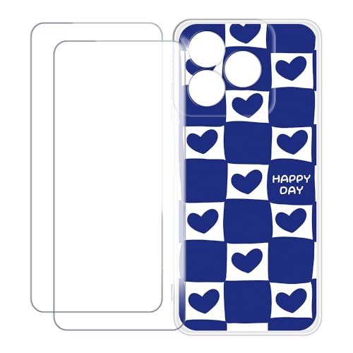 UOGNADGD Blackview Oscal Flat 2C �Ƃ̌݊������� �J�X�^���J���t���P�[�X�{�����K���X�ی�t�B����2���t�� ? �Ռ��z�������h�~ (���n�[�g)