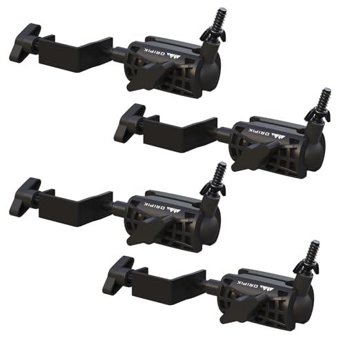 ORIPIK T Post Trail Camera Mount T-Post Trail Camera Holder with 360 Adjustable Ball Head Tool-Free 1/4-20 Game Camera Mounting Bracket for Hunting Wildlife Farm Security 4 Packs