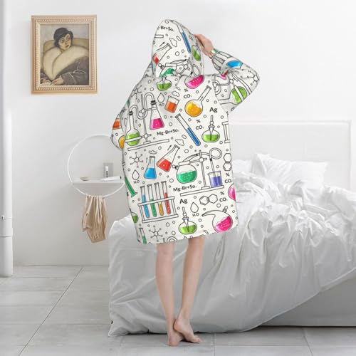 Sweat à capuche couverture flanelle pour stopper le froid en intérieur