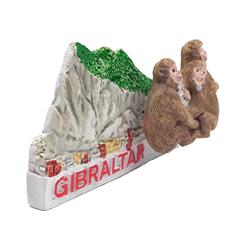Gibraltar United Kingdom Fridge Magnet Tourist Souvenir Gift Collection Home & Kitchen Decoration Magnetic Sticker Gibraltar Refrigerator Magnet