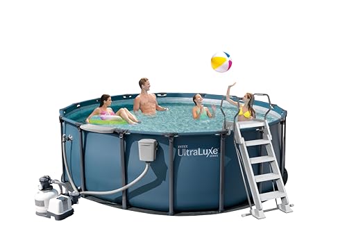 INTEX 16ft UltraLuxe Pool Set with Filters & Accessories