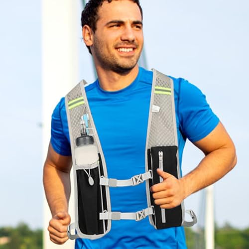 Sac à dos hydratation pour courir la nuit en sécurité avec eau