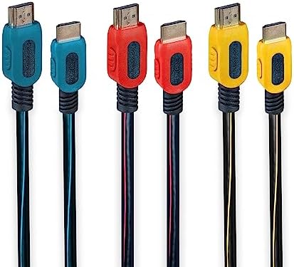 Pacroban 8K 48Gbps Ultra High Speed HDMI Cable 10ft-3 Pack,4K 8K 1080p at 120Hz 60Hz, Dynamic HDR | Compatible with Dolby Vision 4:4:4 RGB HDR 12-bit Color RTX3080 Xbox PS4 PS5 Apple,Fire TV