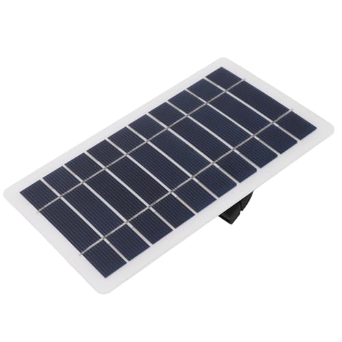 5W Solar Panel Charger, Professional Monocrystalline Silicon High Efficiency USB Solar Panel for Laptop Radio Mobile Phone