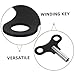 OUNONA 2pcs Clock Winding Key Grandfather Clock Tool Vintage Design Keys for Wall Mechanism Maintenance Fit for All Mechanical
