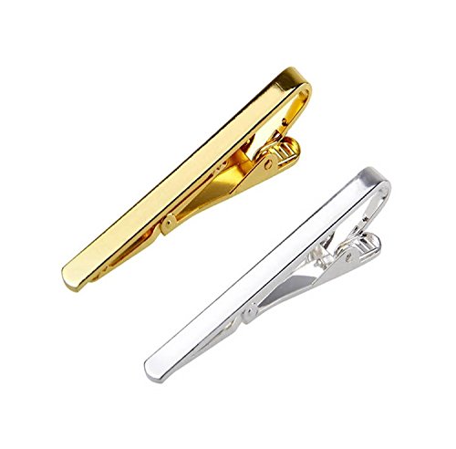 Image of Michelangelo Men's Tie Pin Combo (Golden and Silver, Free Size)