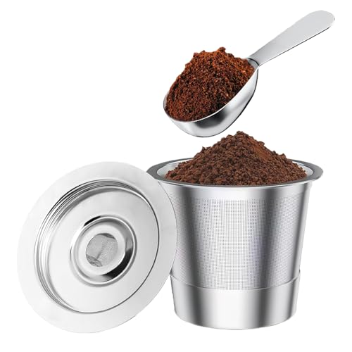 Filtros De Café De Metal Reutilizables - Gotero De Malla De Acero Inoxidable, Ecológica | Filtro Verter Permanente Para El Hogar, La Oficina, La Cocina, Los Viajes, La Máquina De