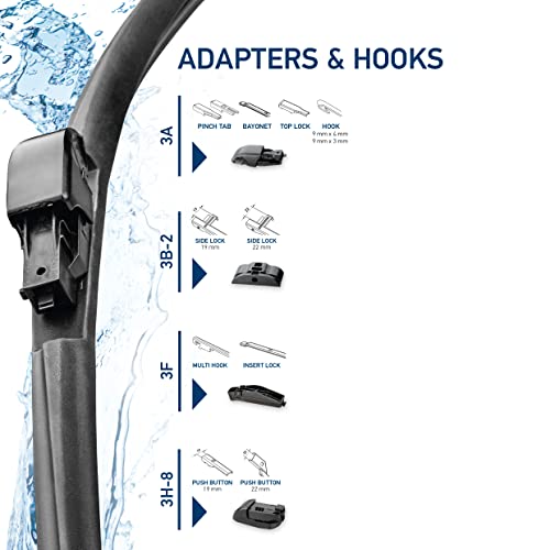 Image of HELLA 358054211 CLEANTECH Wiper Blade, 21 inch, Single, 1 Pack