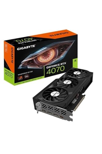 新品　Gigabyte GeForce RTX 4070 WINDFORCE Gigabyte GeForce RTX 4070 WINDFORCE OC 12GB Graphics Card - 12GB