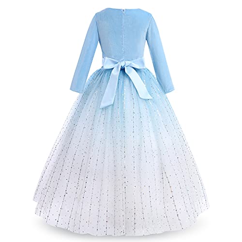 Vestido de Navidad para niñas ideal para bodas de invierno y desfiles de gala 2
