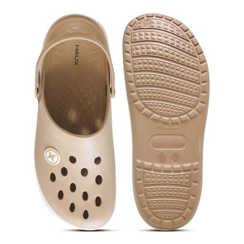 Image of HAUX Casual Clogs for Men | Soft & Comfortable EVA Slip-Ons | Lightweight Slippers & Everyday Wear Comfort Clogs for Men