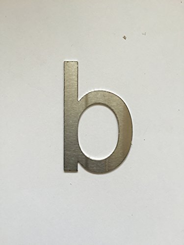 Kaminbau Mierzwa ( df-shopping ) Huisnummer postbord deurnummer en letters van roestvrij staal - keuze (letter b)