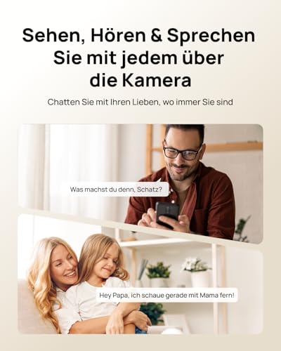 Anona Pano 4K Innenüberwachungskamera mit 360° Auto-Tracking & Wi-Fi 6, Indoor Kamera mit Personen-, Haustier-, Babyweinen-Erkennung, 2-Wege-Audio, Datenschutzmodus | Alexa-kompatibel, 1er-Pack