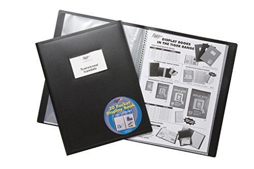 1 x A4 Flexicover nero display portafoglio libro