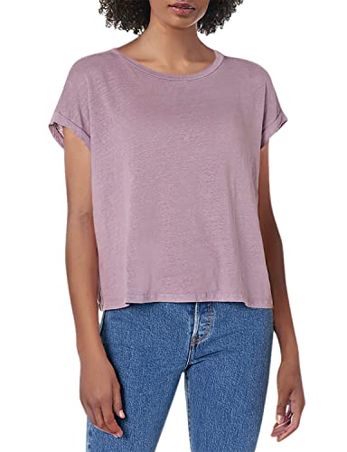 Velvet By Graham & Spencer Women's Hudson Linen Knit T-Shirt, Serenity, L #TOP27