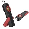 Lampe d’inspection Lampe led Rechargeable,500 Lumens Lampe COB Lampe de Poche Ultra Puissante de Travail LED + COB avec Base Magnétique et Crochet pour Auto Inspection Garage Camping et Urgence