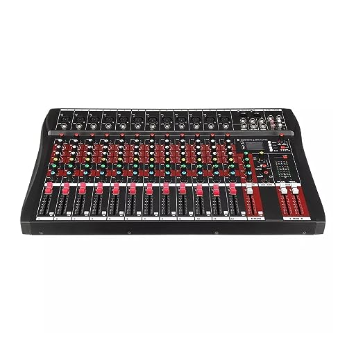 EBAYTV Digitaler Mixer, 12-Kanal-Profi-Mixer Computer...