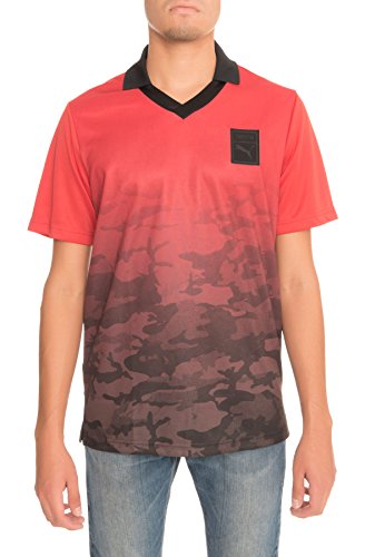 T-shirt Foot PUMA Trapstar Rouge - Dites Adieu aux Maillots Transpirants et Sans Style