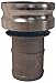 Dixon 2015-E-AL 356T6 Alum Male Adapter x 1-1/2" Hose Shank, Welded Fab, 2"