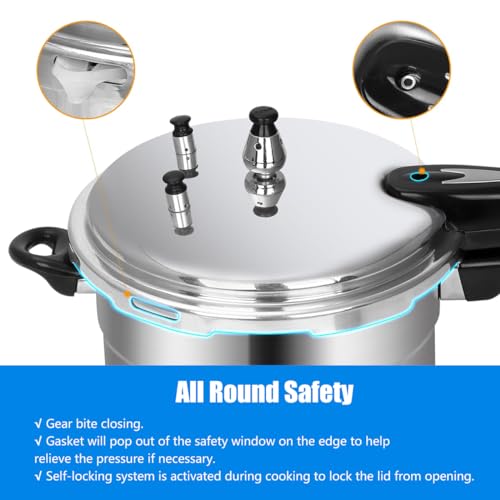 Olla a presión aluminio 5.3 L miniatura 6