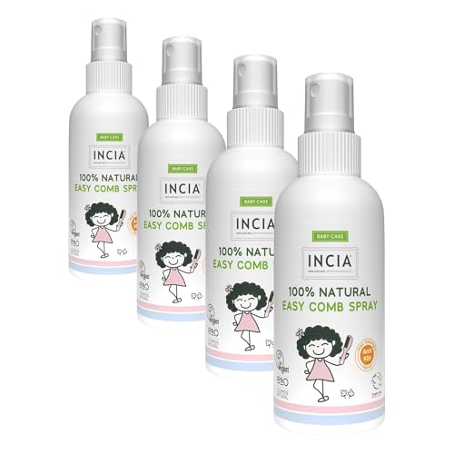 %100 Doğal Kolay Tarama Spreyi Çocuklar için Nemlendirici Parlaklaklaştırıcı Anti Klit 100 ml (4 paketi)