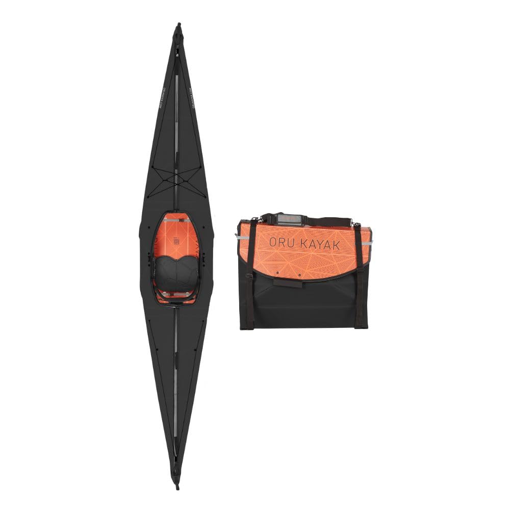 Oru Bay ST Foldable Kayak | Stable, Durable, Lightweight - Lake, River, and Ocean Kayaks - Intermediate - Size (Unfolded)