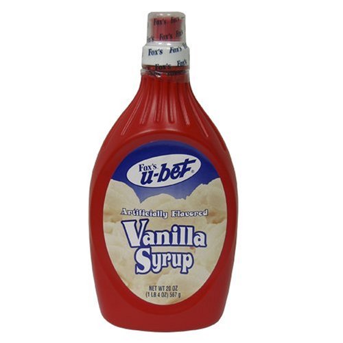 Queenmew YuanKanJu Fox's U-Bet Syrup, Vanilla, 20-Ounce Bottles (Pack of 2)